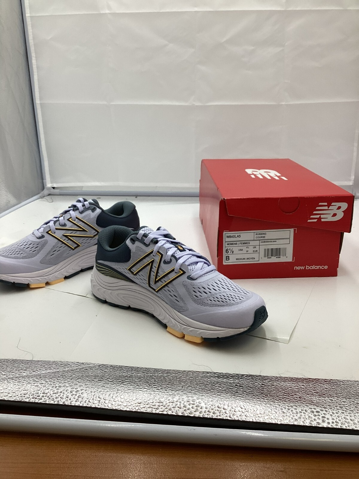 Size 6.5 B New Balance Womens 840 V5 W840LA5 Gray Running Course Sneakers  NIB 195481402686 | eBay