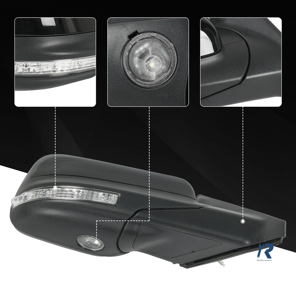 Espejo retrovisor lateral ligero para pasajero 7 cables apto para Ford Explorer 2016-2019 FO1320554 Foto 4 de 4