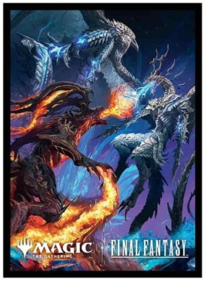Final Fantasy Ifrit V3 100 ULTRA PRO MTG deck protectors card sleeves