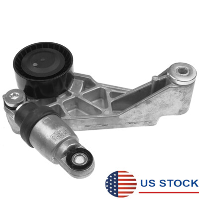 Quiet & Smooth Engine Run - Belt Tensioner Assembly With Pulley For 2012-2018 Jeep Wrangler JK 3.6L V6 (Fits 2012-2017 & 2018 JK Models)