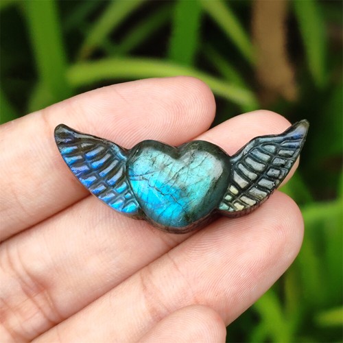 25Kinds Natural Labradorite Quartz Crystal Carved Skull Reiki Healing Decor - Picture 63 of 135
