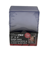 "Ultra Pro - Super Thick 130PT Toploader - 3\"X4\" + Thick Card Sleeves Neu Ink Dhl"