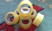 6 ROLLS CLEAR HEAVY DUTY PACKING TAPE, 2" X 120 YARDS 2.5 MIL 2 DAY AIR SHIPPING