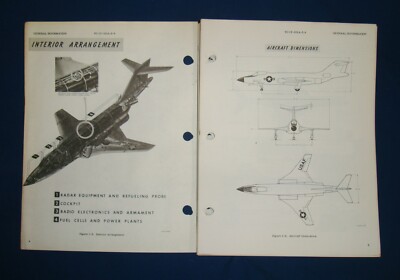 Original F-101A Voodoo 1960 Instruments Maintenance Handbook