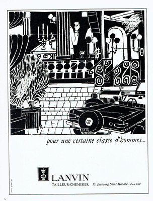Advertising 0423 1966 Lanvin Shop 2 Certain Class Men