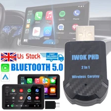Wireless USB CarPlay Adapter Wireless Carplay Dongle Plug &Play For iPhone Apple