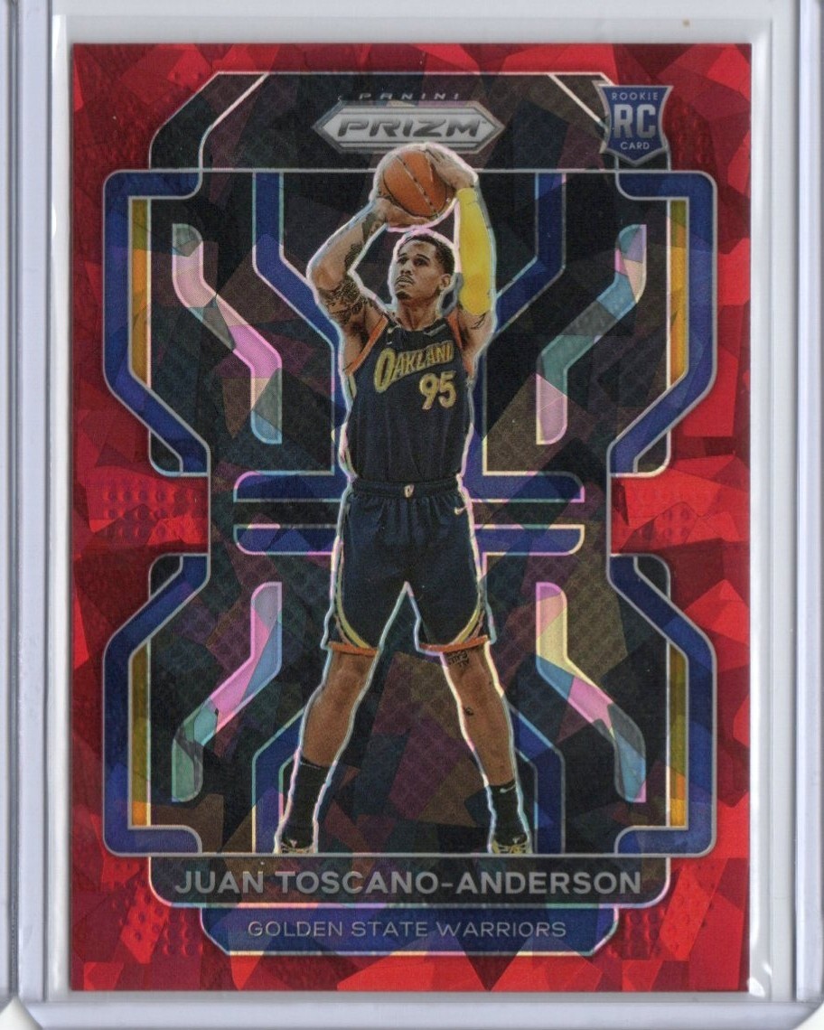 2021-22 Panini Prizm Red Ice Juan Toscano-Anderson #295 RC - GS Warriors