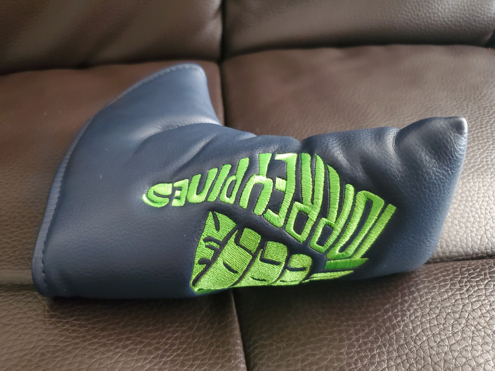 Rare Torrey Pines Golf Course CA Lime Leather Blade Putter