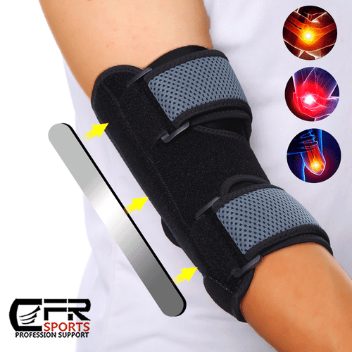 Elbow Brace Splint Support Cubital Tunnel Syndrome Tendinitis Arm Stabilizer CFR - Picture 13 of 14