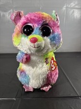 TY Beanie Boos Rodney the Hamster 9" Plush Toy Stuffed Animal Sparkle Eyes NWT!