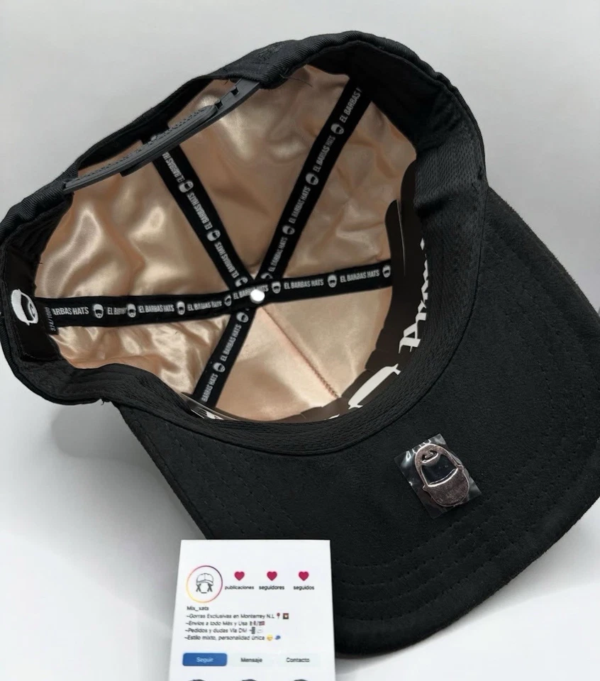 SOMBREROS BARBAS CROMO I ORO ROSA Foto 3 de 3