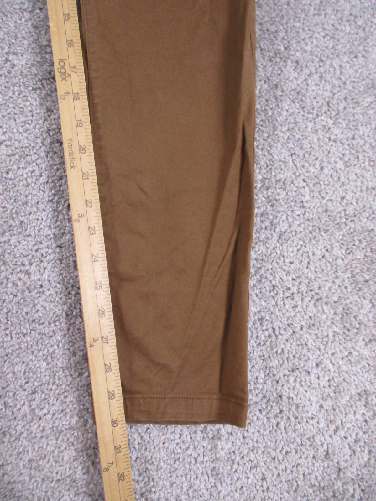 Label Of Graded Goods H&M Mens Dress Pants 31 Skinny Fit Brown Cotton Blend thumbnail 4