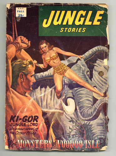 Jungle Stories Pulp 2nd Series Sep 1952 Vol. 5 #6 GD