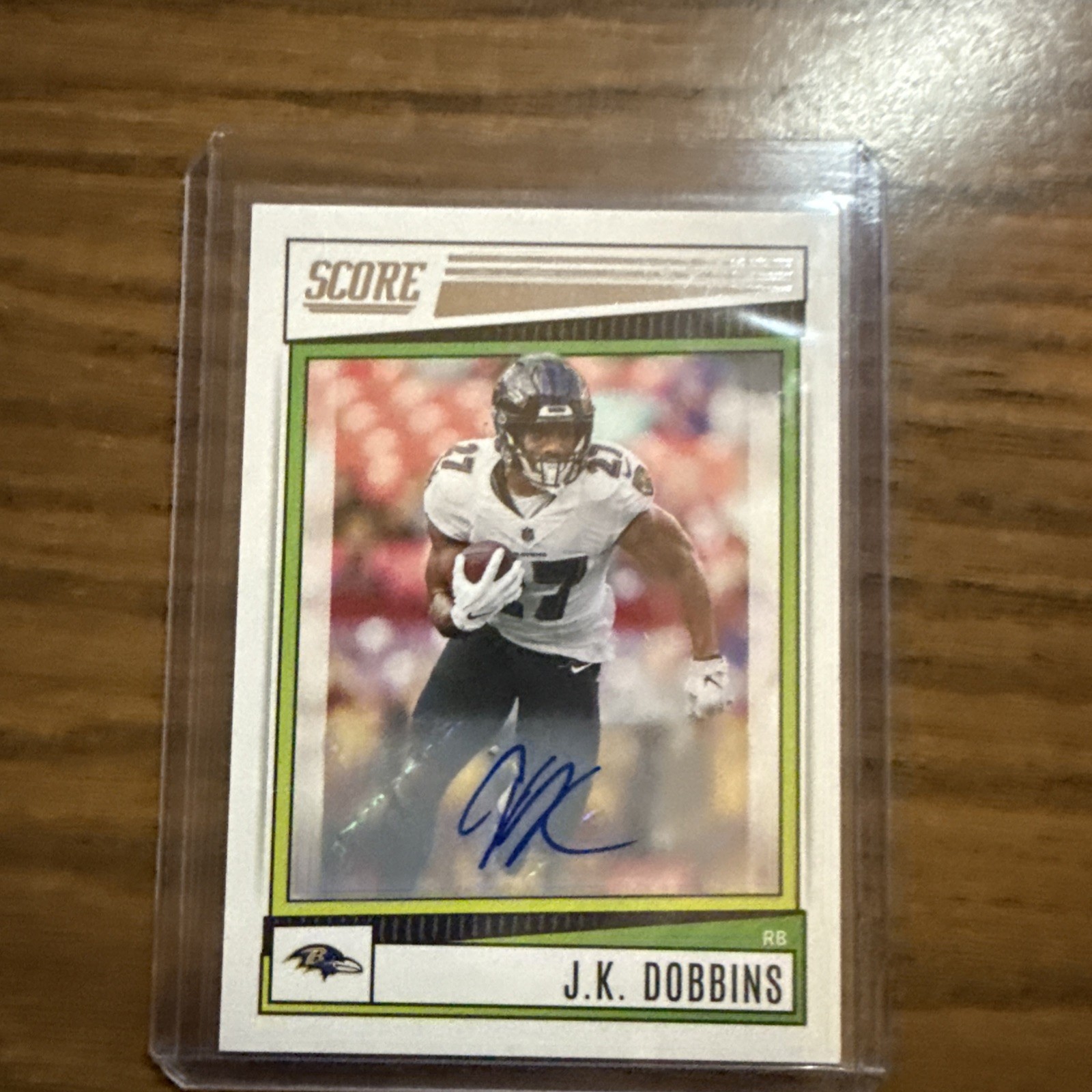 2022 Score - J.K. Dobbins #185 Signatures (AU)
