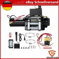 Elektrische Seilwinde ATV mit Funkfernbedienung 12V Motorwinde Seilzug Funk
