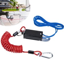 Trailer Breakaway Switch, with 4 FT Coiled Trailer Brake Away Cable, Trailers Br