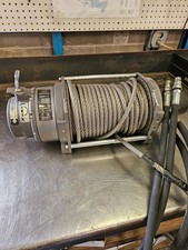 Warn Industrial 15000lb Hydraulic Winch 65931 W Cable 18 Hydraulic Lines