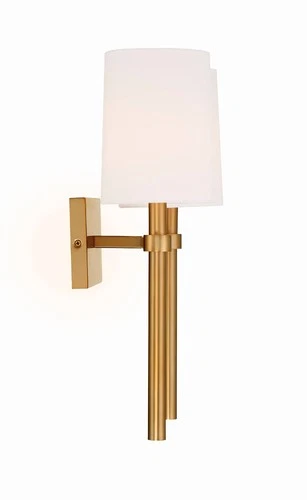 Crystorama Bromley 18 1/4"H Vibrant Gold 2-Light Wall Sconce - Picture 3 of 6