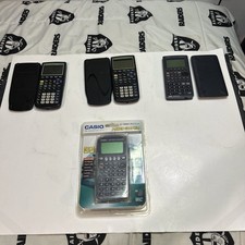 Graphing Calculators Casio Texas Instruments Lot Of 4 Working Tested