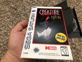Creature Shock: Special Edition (Sega Saturn, 1996) CIB Complete w/ Both Discs