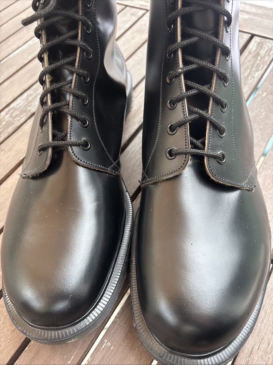Rare Vtg Doc MARTENS x HAWKINS Astronauts Boots Leather England