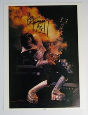 Ace Frehley KISS Signed Autograph Auto 17x23 Poster JSA