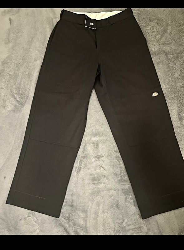 Dickies Black Unisex Work Pants - Workwear Style Pants size 33-
