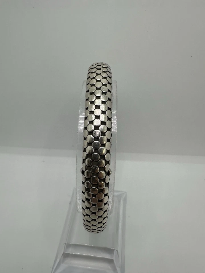 Vintage John Hardy Sterling Silver 925 Bracelet Dotted Collection Retired Rare - Image 2 of 4