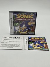 Nintendo DS Sonic Classic Collection Case Manual Only No Cartridge