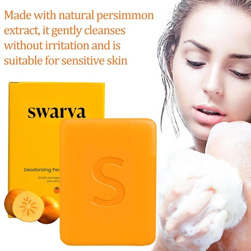 Natural Persimmon Family Soap 100g - Picture 2 of 10