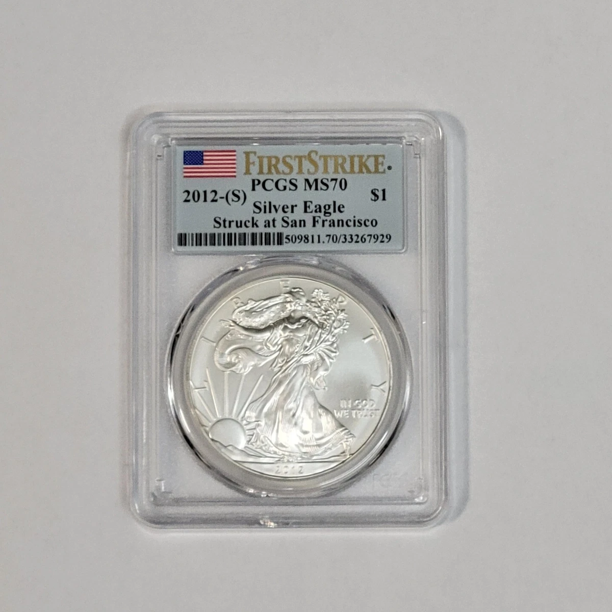 2012年 アメリカンイーグル銀貨 MS70 silver eagle American Eagle MS 70 Graded 2012 Silver Bullion Coins for sale | eBay