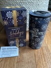 New - "We Appreciate You" Travel Coffee Mug Tumbler - Happy Holidays, Never Used — photo 1