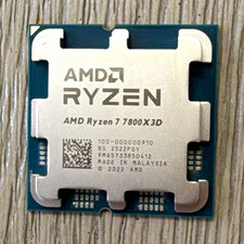 AMD Ryzen 7 7800X3D 8-Core 4.2GHz AM5 CPU 96MB L3 8MB L2 MPN 910