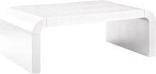 888White-Ct Artisto Collection Modern | Contemporary Rectangular Coffee Table, W