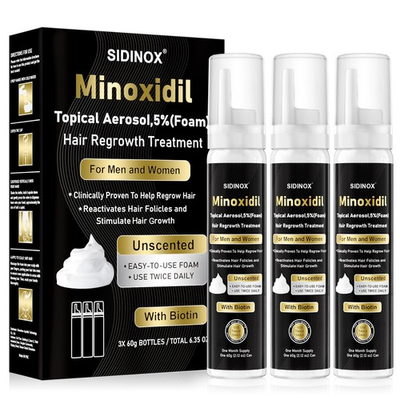 #ad #ad 5% minoxidil foam for men amp; women hair growth treatment with biotin non gr... $20.75