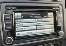 VW RCD 510 Autoradio 6 Fach CD Wechsler Integ,SD,Caddy,T5,T6,Tiguan,Golf 6, TDi