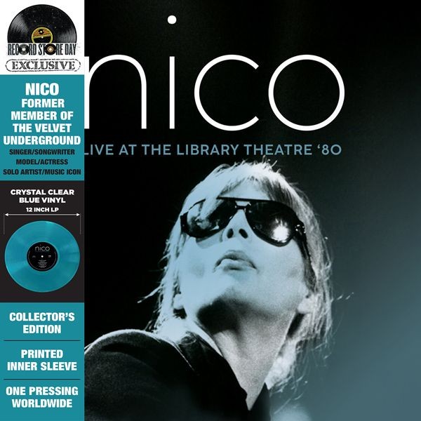 Vinile - Nico - Live At The Library Theatre '80 (Crystal Clear Blue Vinyl) - Cu-image