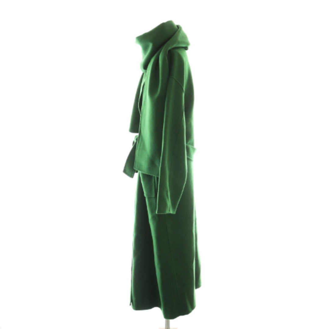 Ameri Vintage Stole Belted Stand Collar Scarf Coa… - image 3