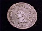 1883 Indian Head Cent, strong Very Good, very close to Fine Grade