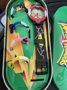 Mighty Morphin Power Rangers Green Ranger Collector's Watch Tin from 1993–1994