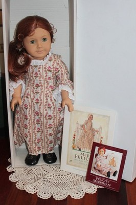 1993 Pre-Mattel American Girl Doll Felicity in Box, Dreamer Eyes, Rare Red Hair!