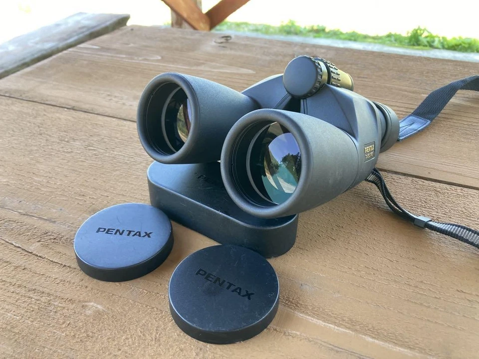 Pentax 7x50 PCF-V Fernglas NOS inkl. Kappen & Trageriemen klare Optik