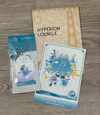 Tokyo Disney Sea 25th Anniv Mickey Charm  High PIlion Lounge  MIB