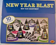 Brand New Multi-Color New Year Blast New Year Assorment 10 Person Kit