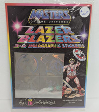 Masters Of The Universe Lazer Blazers 3-D Holographic Stickers