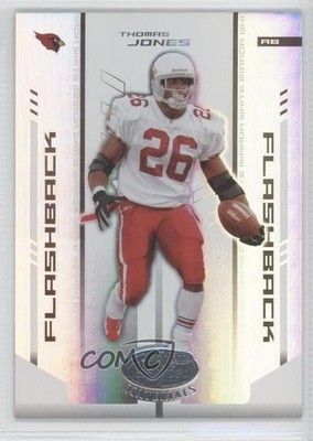 2004 Leaf Certified Materials Flashback Mirror White /150 Thomas Jones #127 0b5