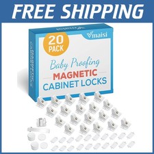 Magnetic Baby Proofing Locks - 20 Pack  2 Keys