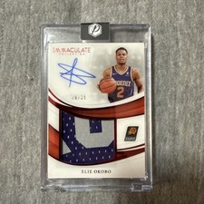 2018-19 Panini Immaculate Collection  Premium Patch Auto Elie Okobo red /25