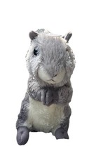 Aurora World Nutty Plush 8" Squirrel Flopsie Stuffed Grey Squirrel Animal