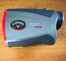 Callaway 300 Pro Golf Laser Rangefinder Gray Black Red No Case 